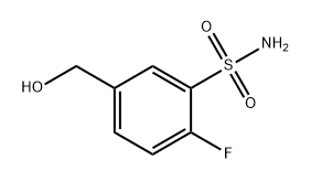 Benzenesulfonamide, 2-fluoro-5-(hydroxymethyl)- Struktur