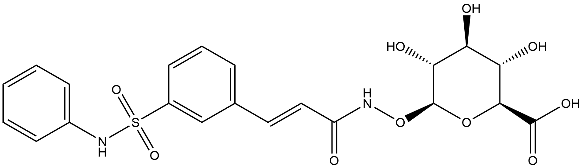 Belinostat Glucuronide, 1486471-13-9, 结构式