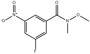 3-Fluoro-N-methyl-N-methoxy-5-nitrobenzamide|