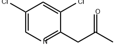 1-(3,5-二氯吡啶-2-基)丙烷-2-酮, 1487892-44-3, 结构式