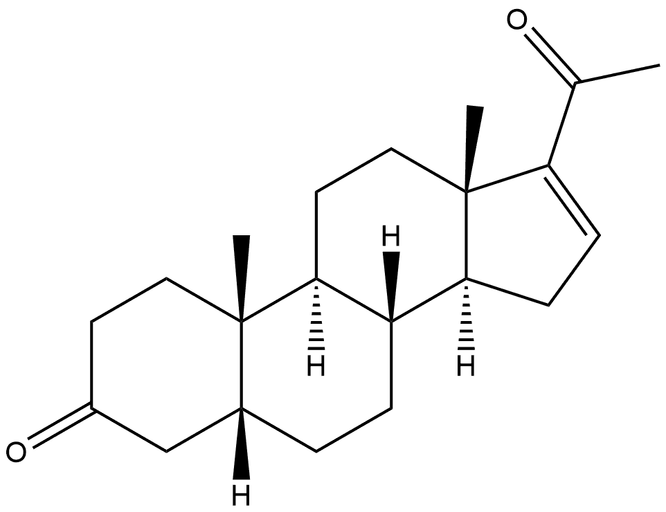 Pregn-16-ene-3,20-dione, (5β)- (9CI) Structure