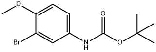 (3-溴-4-甲氧基苯基)氨基甲酸叔丁酯, 1489212-69-2, 结构式