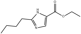 1H-Imidazole-5-carboxylic acid, 2-butyl-, ethyl ester Struktur