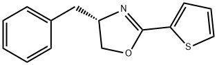 (S)-4-苄基-2-(噻吩-2-基)-4,5-二氢恶唑, 149065-75-8, 结构式