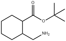 2-氨基甲基-环己烷甲酸叔丁酯 结构式