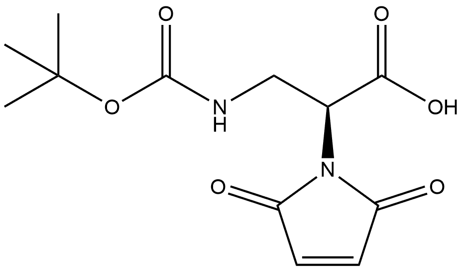 (S)-MALEOYL-DPR(BOC)-OH·DCHA, 1491152-23-8, 结构式