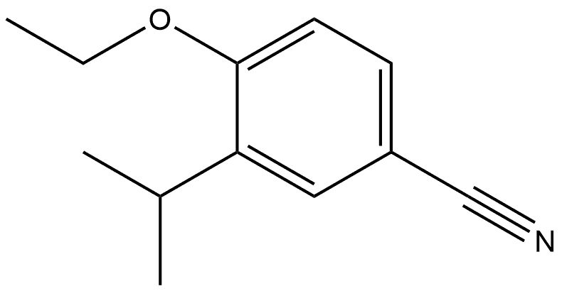 4-Ethoxy-3-(1-methylethyl)benzonitrile Struktur