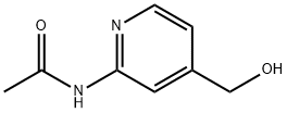 Acetamide, N-[4-(hydroxymethyl)-2-pyridinyl]- Struktur