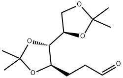 D-arabino-Heptose, 2,3-dideoxy-4,5:6,7-bis-O-(1-methylethylidene)- Struktur