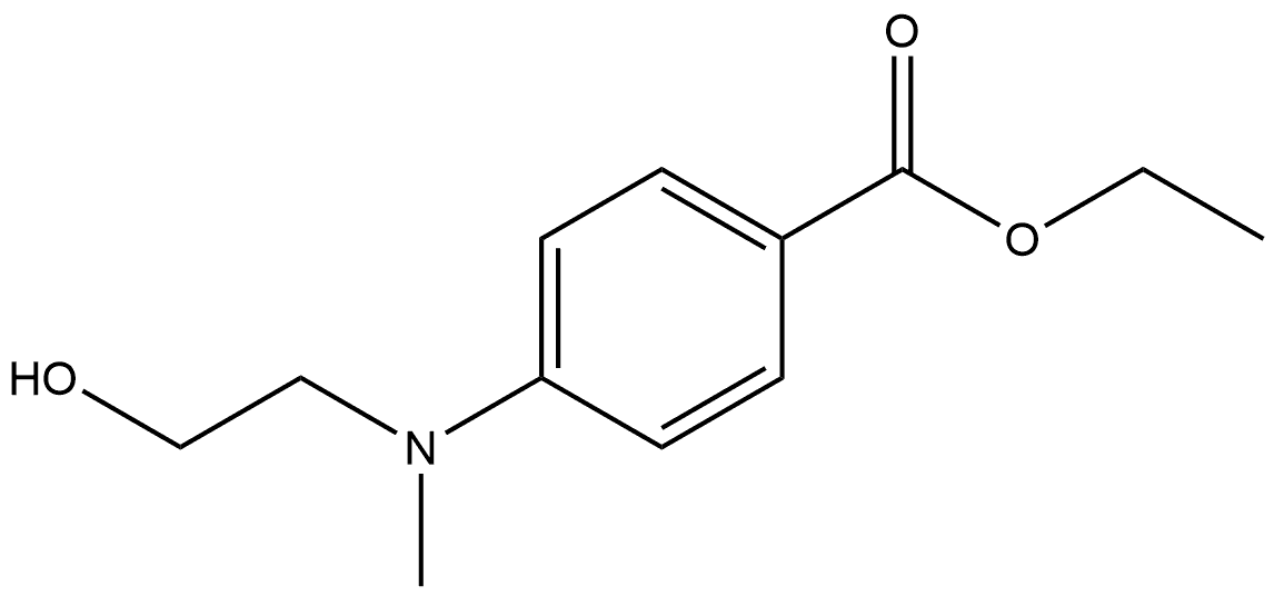 Benzoic acid, 4-[(2-hydroxyethyl)methylamino]-, ethyl ester