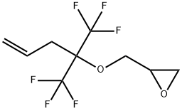 Oxirane, 2-[[[1,1-bis(trifluoromethyl)-3-buten-1-yl]oxy]methyl]- 结构式