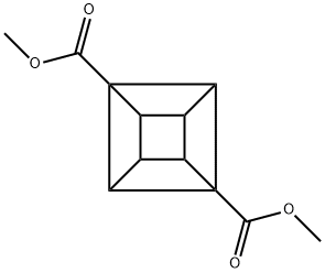 Pentacyclo[4.2.0.02,5.03,8.04,7]octane-1,3-dicarboxylic acid, 1,3-dimethyl ester Struktur