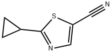 2-环丙基噻唑-5-甲腈 结构式