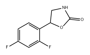 2-Oxazolidinone, 5-(2,4-difluorophenyl)- Structure