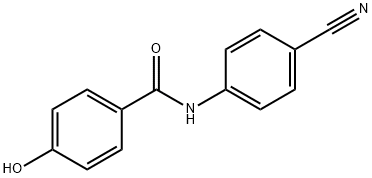 Benzamide, N-(4-cyanophenyl)-4-hydroxy- 结构式