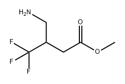 Butanoic acid, 3-(aminomethyl)-4,4,4-trifluoro-, methyl ester Structure
