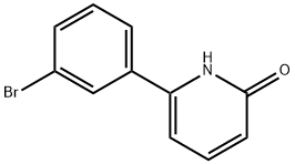 6-(3-溴苯基)吡啶-2(1H)-酮 结构式