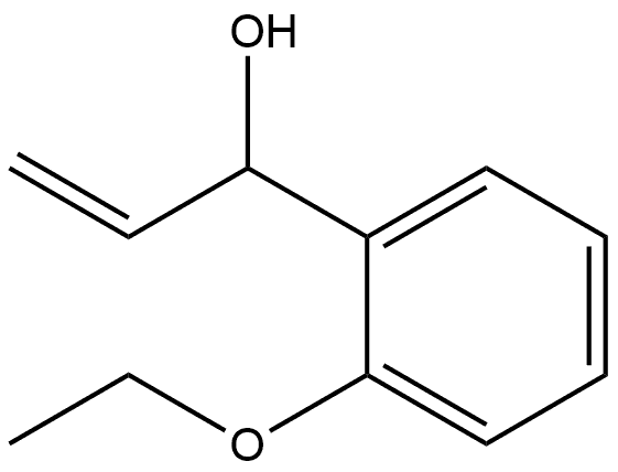 α-Ethenyl-2-ethoxybenzenemethanol Structure