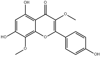 14965-09-4 4H-1-Benzopyran-4-one, 5,7-dihydroxy-2-(4-hydroxyphenyl)-3,8-dimethoxy-