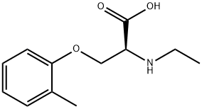N-ethyl-O-(o-tolyl)-L-serine Structure