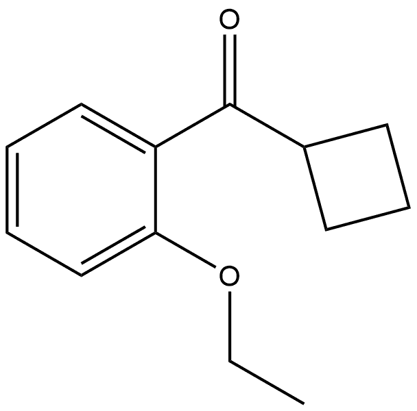 Cyclobutyl(2-ethoxyphenyl)methanone Structure