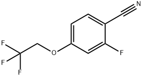 Benzonitrile, 2-fluoro-4-(2,2,2-trifluoroethoxy)- 结构式