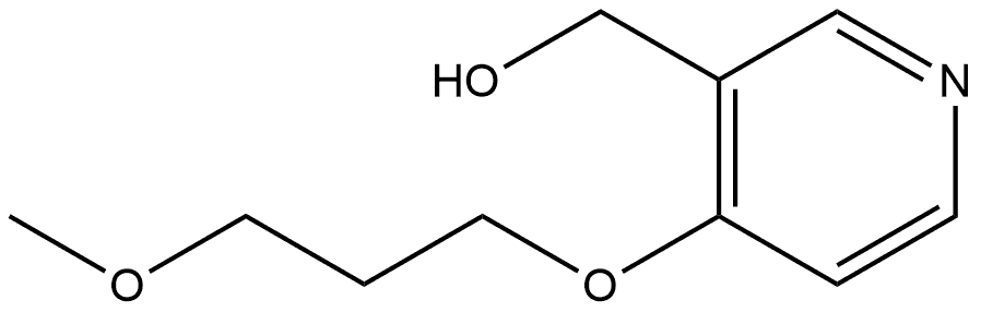 4-(3-Methoxypropoxy)-3-pyridinemethanol Struktur