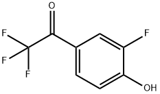 2,2,2-三氟-1-(3-氟-4-羟基-苯基)乙酮,1500324-40-2,结构式