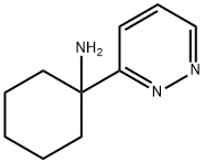 Cyclohexanamine, 1-(3-pyridazinyl)- Structure