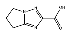 5H-Pyrrolo[1,2-b][1,2,4]triazole-2-carboxylic acid, 6,7-dihydro- Structure