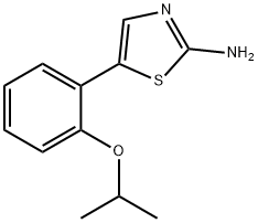 5-(2-Isopropoxyphenyl)thiazol-2-amine 结构式