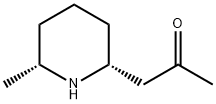 2-Propanone, 1-[(2R,6R)-6-methyl-2-piperidinyl]- Struktur