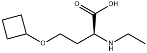 O-cyclobutyl-N-ethyl-L-homoserine,1501958-36-6,结构式