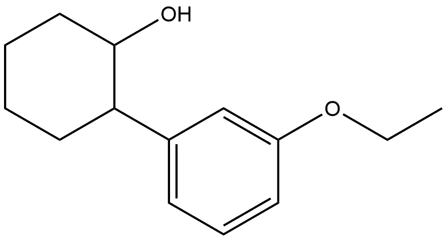 2-(3-Ethoxyphenyl)cyclohexanol 结构式