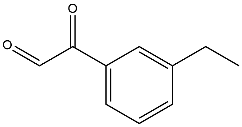 Benzeneacetaldehyde, 3-ethyl-α-oxo-,150251-26-6,结构式