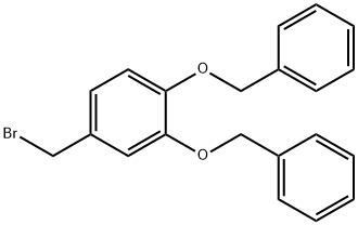 Benzene, 4-(bromomethyl)-1,2-bis(phenylmethoxy)- Structure