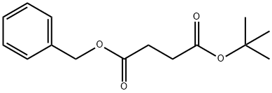 Butanedioic acid, 1-(1,1-dimethylethyl) 4-(phenylmethyl) ester Structure