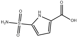 5-sulfamoyl-1H-pyrrole-2-carboxylic acid Struktur