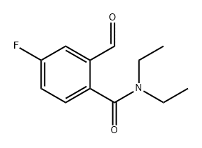 Benzamide, N,N-diethyl-4-fluoro-2-formyl-,1503785-54-3,结构式