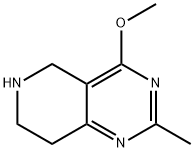 4-methoxy-2-methyl-5H,6H,7H,8H-pyrido[4,3-d]pyrimidine 结构式