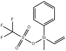 乙烯基甲基苯基硅烷基 三氟甲磺酸盐, 150443-38-2, 结构式