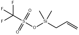 Methanesulfonic acid, 1,1,1-trifluoro-, dimethyl-2-propen-1-ylsilyl ester Structure