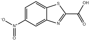2-Benzothiazolecarboxylic acid, 5-nitro- Structure
