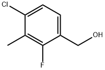 2-氟-3-甲基-4-氯苄醇 结构式