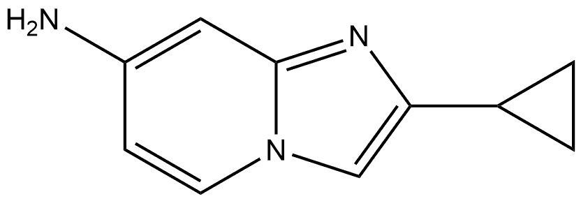 2-cyclopropylimidazo[1,2-a]pyridin-7-amine Struktur
