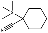 Cyclohexanecarbonitrile, 1-(trimethylsilyl)- Structure