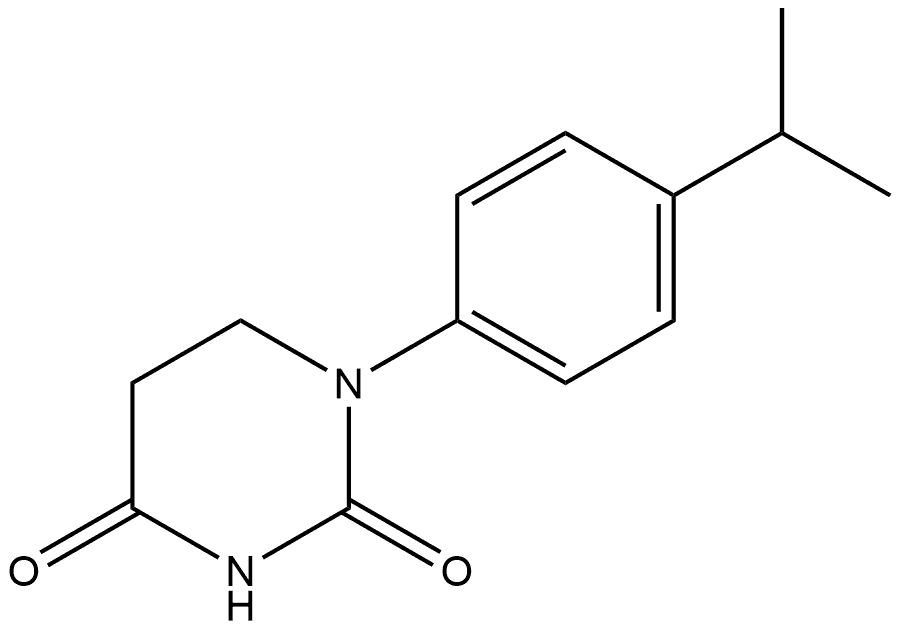 1-(4-异丙基苯基)二氢嘧啶-2,4(1H,3H)-二酮 结构式