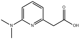 2-Pyridineacetic acid, 6-(dimethylamino)- Struktur