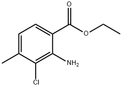 2-氨基-3-氯-4-甲基苯甲酸乙酯,1506883-04-0,结构式