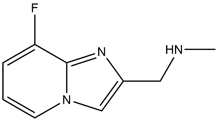1-(8-fluoroimidazo[1,2-a]pyridin-2-yl)-N-methylmethanamine Structure